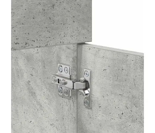 Praustuvo Spintelė Su Saugykla Betono Pilka Apdirbta Mediena