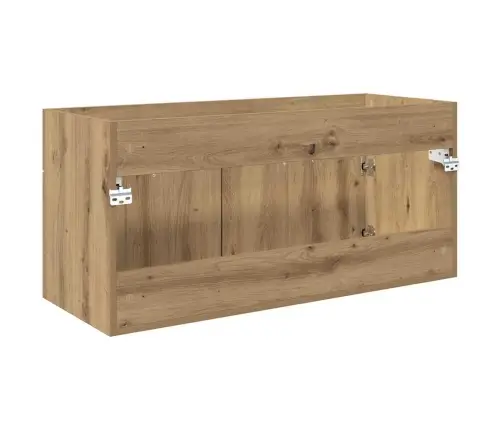 Izlietnes Skapītis Ar Durvīm Artisānā Ozols 38,5 X 100 X 46 Cm Vidaxl