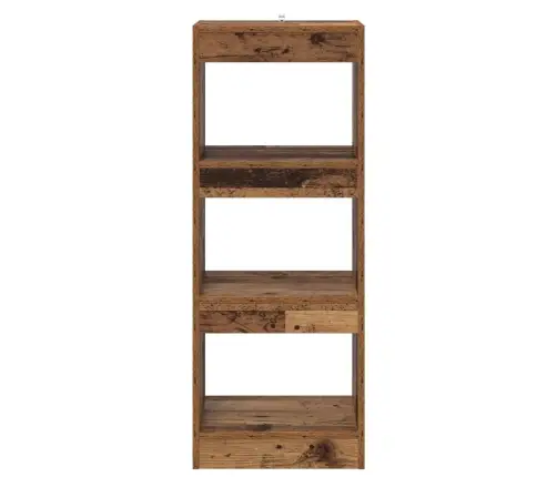 Grāmatplaukts Vecs Koks 40 X 30 X 103 Cm Inženierijas Koks Vidaxl