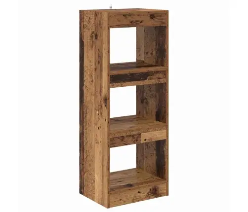 Grāmatplaukts Vecs Koks 40 X 30 X 103 Cm Inženierijas Koks Vidaxl