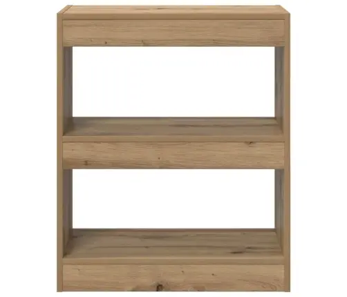 Grāmatplaukts Amatnieku Ozola 60 X 30 X 72 Cm Inženierijas Koks Vidaxl