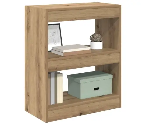 Grāmatplaukts Amatnieku Ozola 60 X 30 X 72 Cm Inženierijas Koks Vidaxl