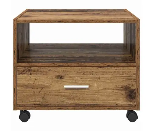 Kafijas Galdiņš Vecs Koks 55 X 55 X 45 Cm Inženierijas Koks Vidaxl