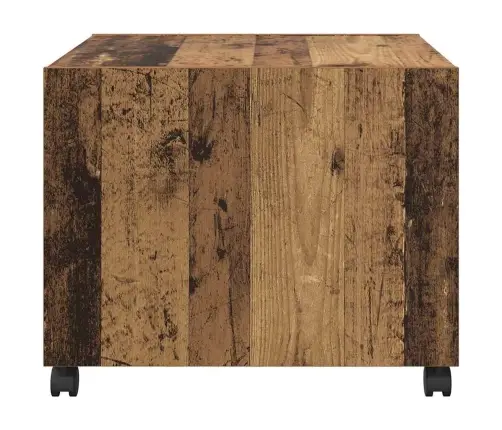 Kafijas Galdiņš Vecs Koks 55 X 55 X 45 Cm Inženierijas Koks Vidaxl