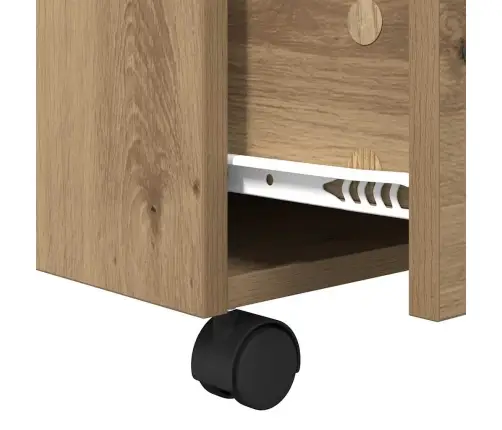 Kafijas Galdiņš With Drawer Amatnieku Ozola 55 X 55 X 45 Cm Vidaxl