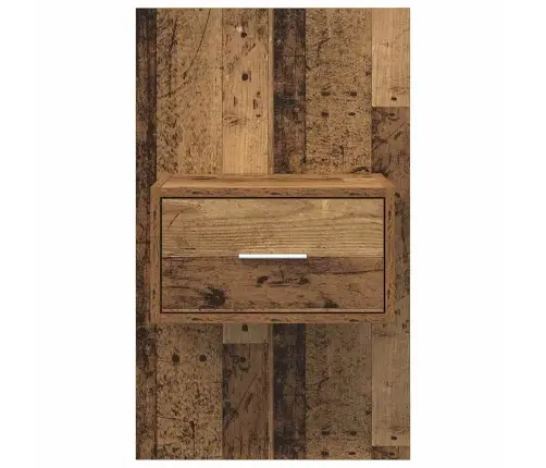 Gultas Skapis Ar Atvilktni 2 Pcs Vecs Koks 48.5 X 32.5 X 80 Cm Vidaxl