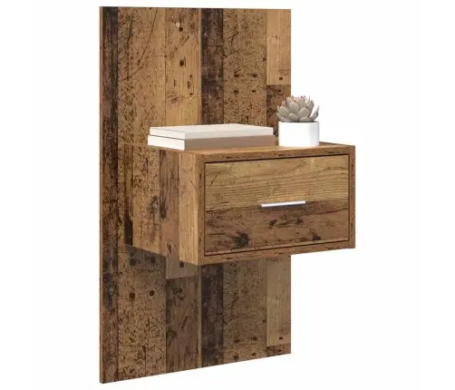 Gultas Skapis Ar Atvilktni 2 Pcs Vecs Koks 48.5 X 32.5 X 80 Cm Vidaxl