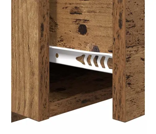 Gultas Skapis Ar Atvilktni 2 Pcs Vecs Koks 48.5 X 32.5 X 80 Cm Vidaxl