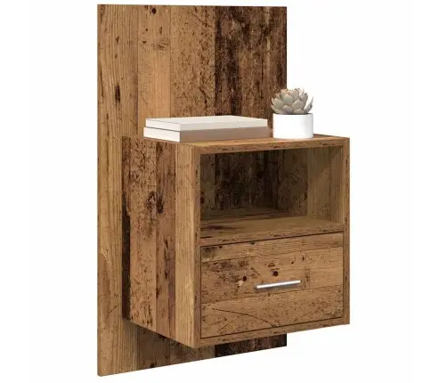 Gultas Skapis Ar Atvilktni 2 Pcs Vecs Koks 48.5 X 32.5 X 80 Cm Vidaxl