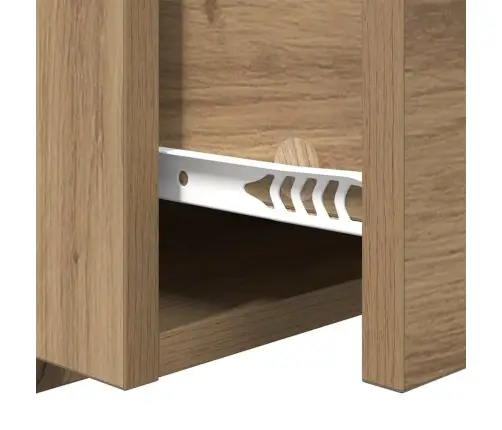 Voodikapp 2 Pcs Käsitöötamm 48.5 X 32.5 X 80 Cm Tehispuit