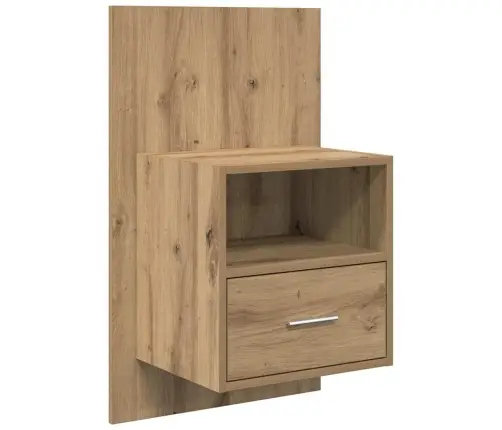 Voodikapp 2 Pcs Käsitöötamm 48.5 X 32.5 X 80 Cm Tehispuit