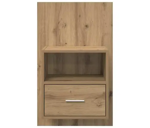 Voodikapp 2 Pcs Käsitöötamm 48.5 X 32.5 X 80 Cm Tehispuit