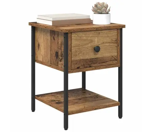 Gultas Skapis 2 Pcs Vecs Koks 40 X 39 X 40 Cm Inženierijas Koks Vidaxl