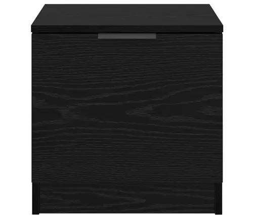 Lovos Spintelė 2 Pcs Juoda Ąžuolo 40 X 39 X 40 Cm