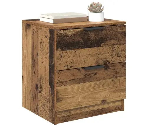 Nakts Skapītis Ar Atvilktni 2 Pcs Vecs Koks 45 X 39 X 50 Cm Vidaxl