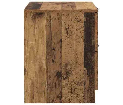 Nakts Skapītis Ar Atvilktni 2 Pcs Vecs Koks 45 X 39 X 50 Cm Vidaxl