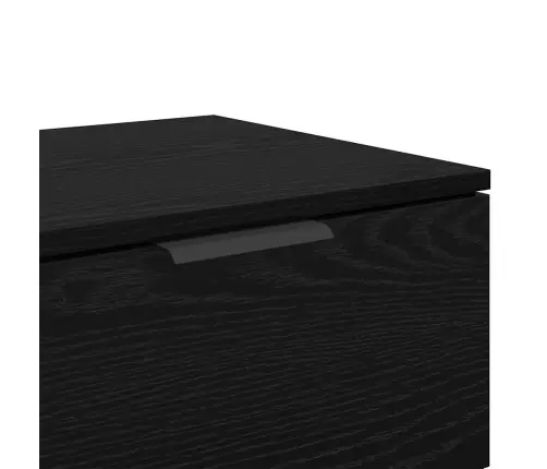 Nakts Skapītis Ar Atvilktni 2 Pcs Melns Ozols 45 X 39 X 50 Cm Vidaxl Nakts Skapītis Ar Atvilktni 2 Pcs Melns Ozols 45 X 39 X 50 Cm Vidaxl