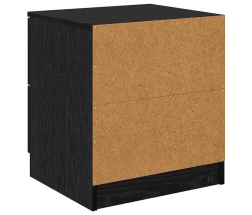 Nakts Skapītis Ar Atvilktni 2 Pcs Melns Ozols 45 X 39 X 50 Cm Vidaxl Nakts Skapītis Ar Atvilktni 2 Pcs Melns Ozols 45 X 39 X 50 Cm Vidaxl