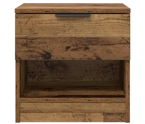 Lovos Spintelė Su Stalčių 2 Pcs Sena Mediena 40 X 39 X 40 Cm
