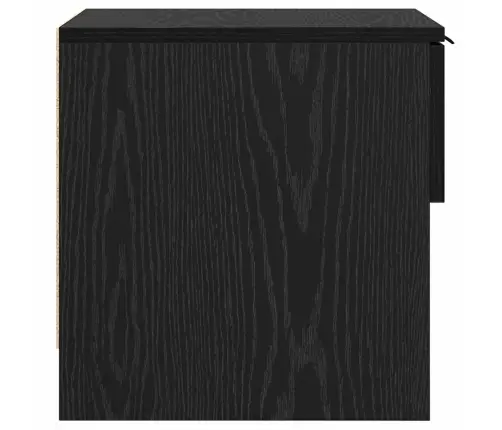 Gultas Skapis Ar Atvilktni 2 Pcs Melns Ozols 40 X 39 X 40 Cm Vidaxl