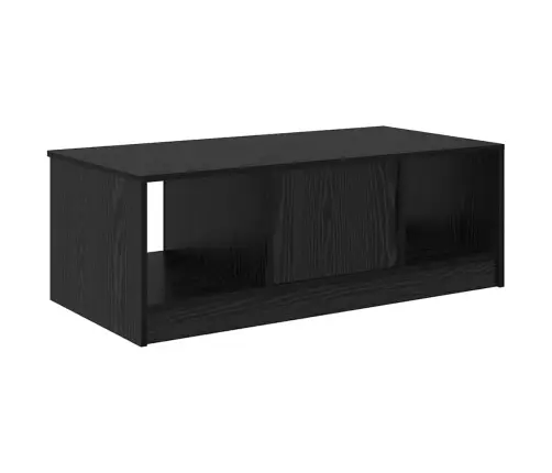 Kohvilaud Must Tamm 100 X 50 X 36 Cm Tehispuit Kohvilaud Must Tamm 100 X 50 X 36 Cm Tehispuit