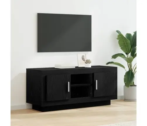 Televizora Skapīša Melns Ozolkoks 102 X 35 X 45 Cm Vidaxl