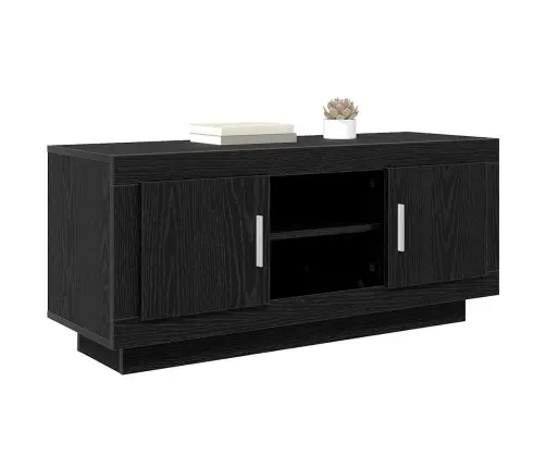 Televizora Skapīša Melns Ozolkoks 102 X 35 X 45 Cm Vidaxl