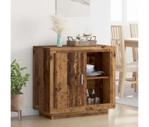 Puse Vecs Koks 40 X 80 X 75 Cm Inženierijas Koks Vidaxl