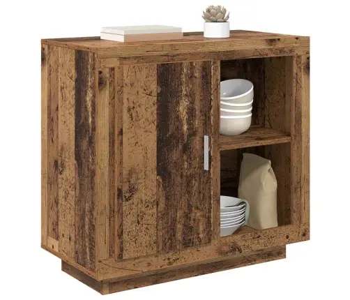 Puse Vecs Koks 40 X 80 X 75 Cm Inženierijas Koks Vidaxl