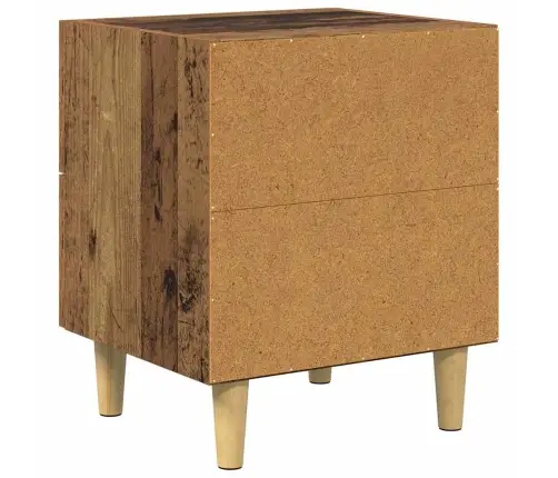 Gultas Skapis Vecs Koks 40 X 35 X 47.5 Cm Inženierijas Koks Vidaxl