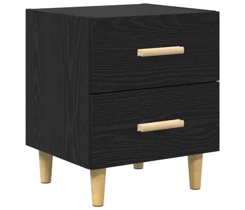 Gultas Skapis Ar Atvilktni 2 Pcs Melns Ozols 40 X 35 X 47.5 Cm Vidaxl Gultas Skapis Ar Atvilktni 2 Pcs Melns Ozols 40 X 35 X 47.5 Cm Vidaxl