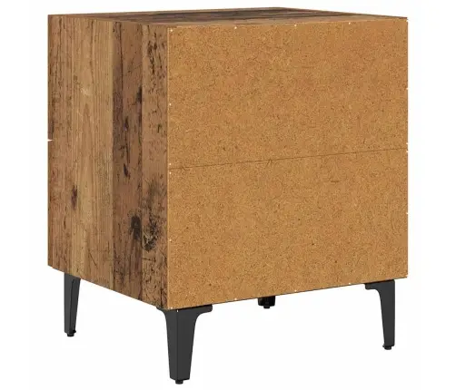 Gultas Skapis Ar Atvilktni 2 Pcs Vecs Koks 40 X 35 X 47.5 Cm Vidaxl