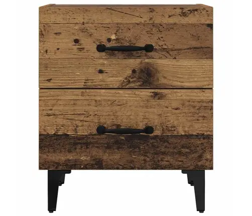 Gultas Skapis Ar Atvilktni 2 Pcs Vecs Koks 40 X 35 X 47.5 Cm Vidaxl