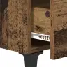Nakts Skapītis Vecs Koks 40 X 35 X 47.5 Cm Inženierijas Koks Vidaxl