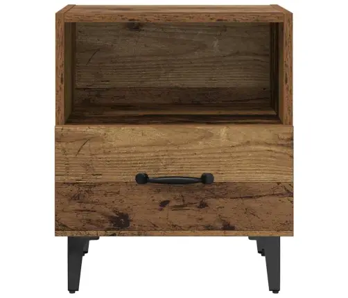 Nakts Skapītis Vecs Koks 40 X 35 X 47.5 Cm Inženierijas Koks Vidaxl