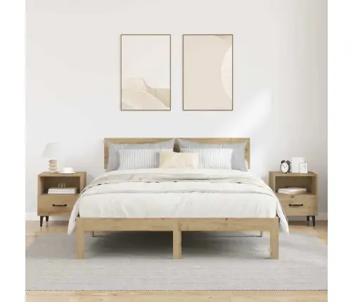 Öölambi Kapp 2 Pcs Käsitööpuu 40 X 35 X 47,5 Cm Tehispuit