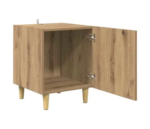 Nakts Skapītis 2 Pcs Artisānā Ozols 40 X 40 X 50 Cm Vidaxl