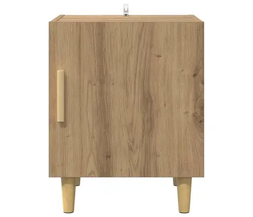 Nakts Skapītis 2 Pcs Artisānā Ozols 40 X 40 X 50 Cm Vidaxl