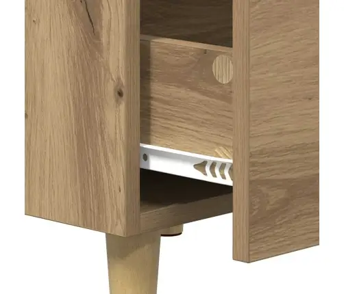 Nakts Skapītis Ar Atvilktni Amatnieku Ozola 40 X 40 X 66 Cm Vidaxl