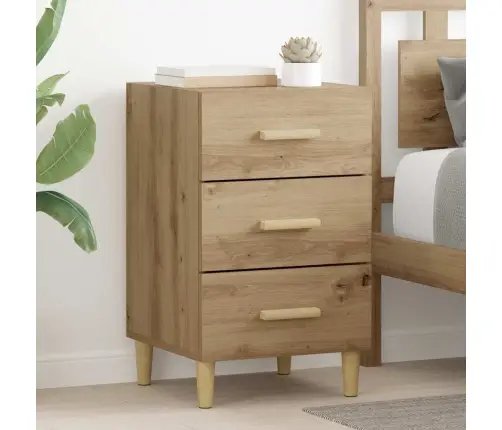 Nakts Skapītis Ar Atvilktni Amatnieku Ozola 40 X 40 X 66 Cm Vidaxl