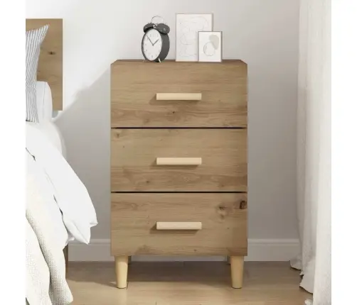 Nakts Skapītis Ar Atvilktni Amatnieku Ozola 40 X 40 X 66 Cm Vidaxl