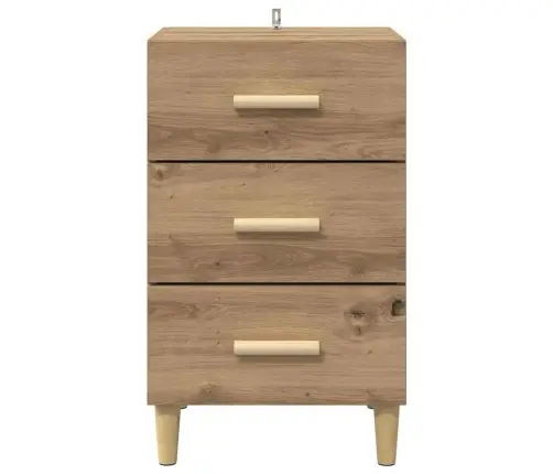 Nakts Skapītis Ar Atvilktni Amatnieku Ozola 40 X 40 X 66 Cm Vidaxl