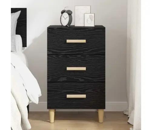 Öölambi Kapp Sahtliga Must Tamm 40 X 40 X 66 Cm Tehispuit