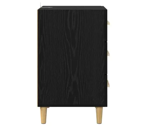 Öölambi Kapp Sahtliga Must Tamm 40 X 40 X 66 Cm Tehispuit