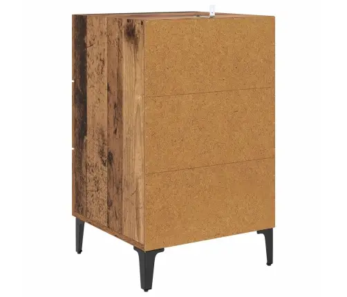 Nakts Skapītis Vecs Koks 40 X 40 X 66 Cm Inženierijas Koks Vidaxl