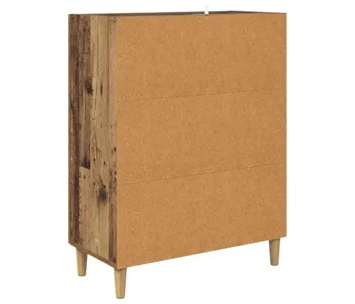 Puse Vecs Koks 70 X 34 X 90 Cm Inženierijas Koks Vidaxl