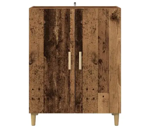 Puse Vecs Koks 70 X 34 X 90 Cm Inženierijas Koks Vidaxl