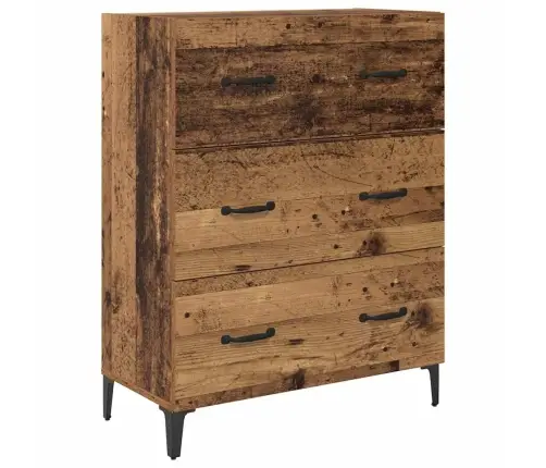 Puse Ar Atvilktni Vecs Koks 69.5 X 34 X 90 Cm Inženierijas Koks Vidaxl