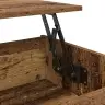 Kafijas Galdiņš Vecs Koks 80 X 50.5 X 41.5 Cm Inženierijas Koks Vidaxl