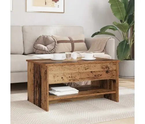 Kafijas Galdiņš Vecs Koks 80 X 50.5 X 41.5 Cm Inženierijas Koks Vidaxl